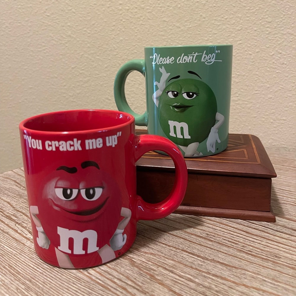 Vintage Matching M&M mugs
